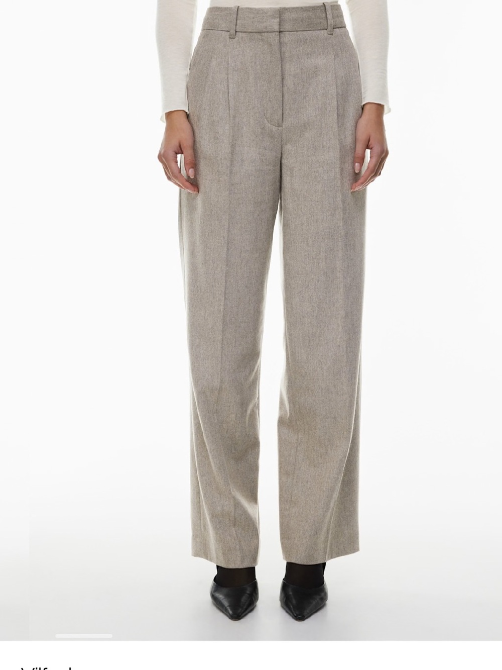 Aritzia Wilfred The Effortless Pant
Wool cashmere relaxed wide-leg trousers 12 - Picture 2 of 11
